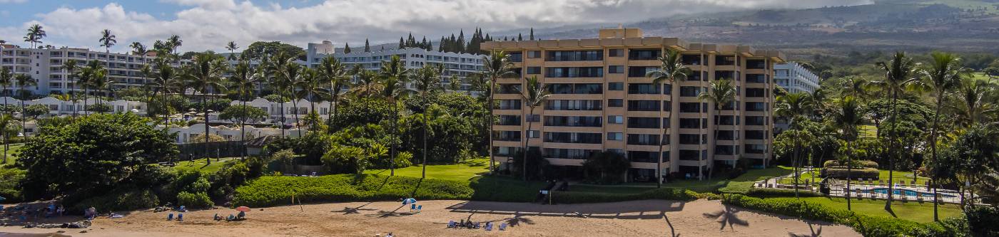 A condo in Wailea from the ocean